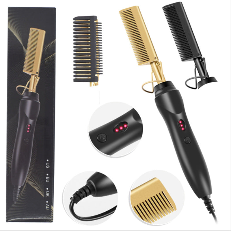 Portable Hot Comb Hair Straightener