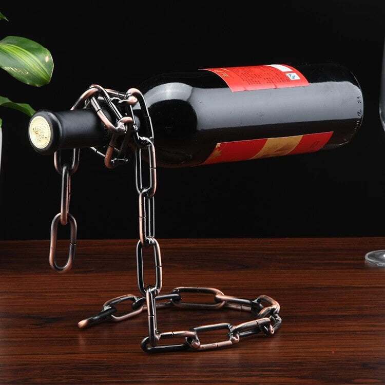 Floating Wine Bottle Holder Suspended Wine Rack