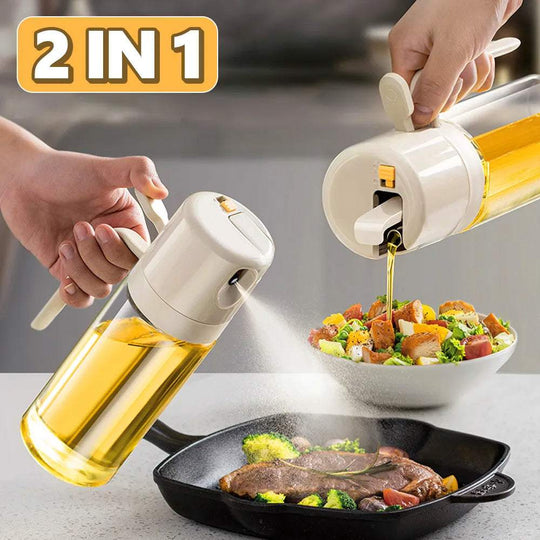 2-in-1 oil sprayer bottle