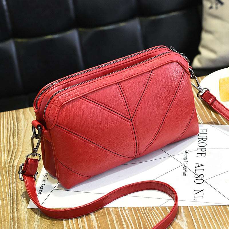 Crossbody Vegan  Bag - Red