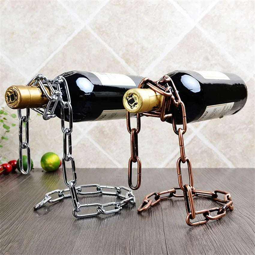 Floating Wine Bottle Holder Suspended Wine Rack