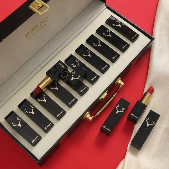 Qixi Valentine's Day Carved Love Lipstick Set