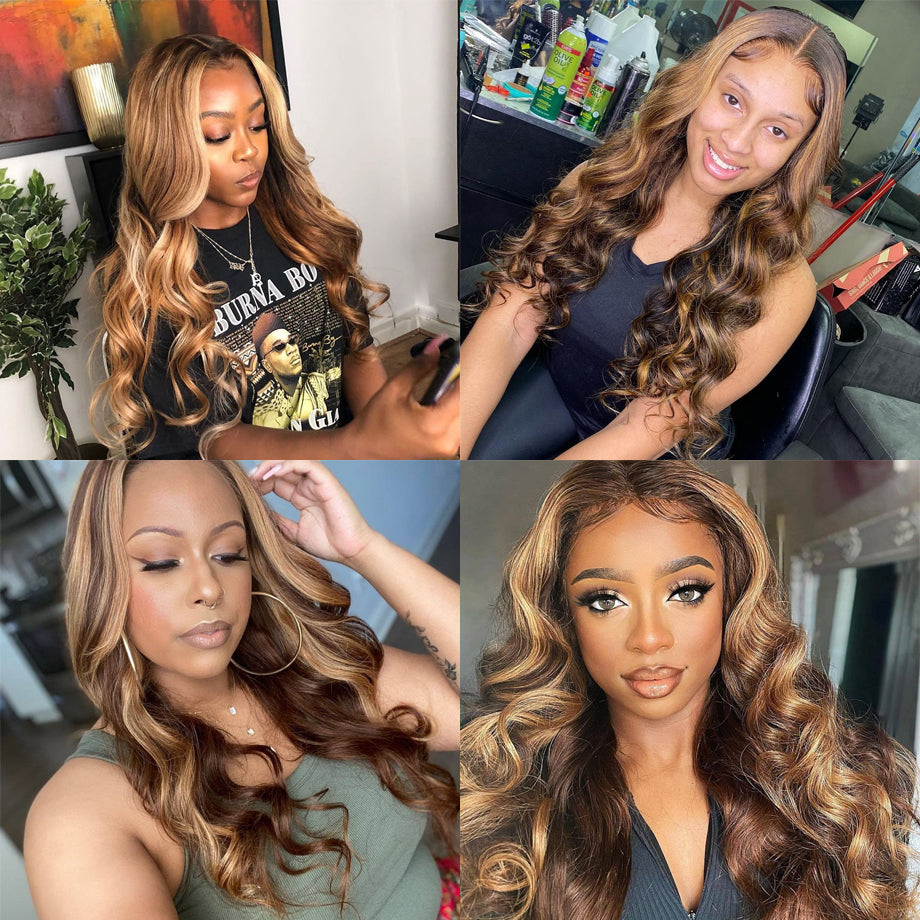 Ombre Human Hair Wigs