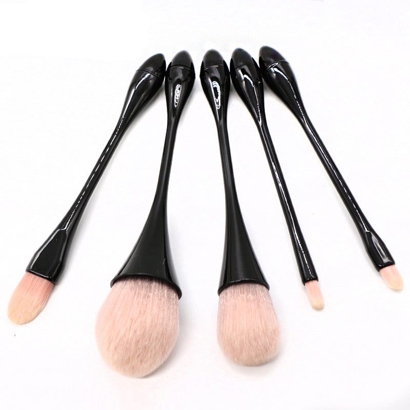 Portable 5-Piece Makeup Brush Set