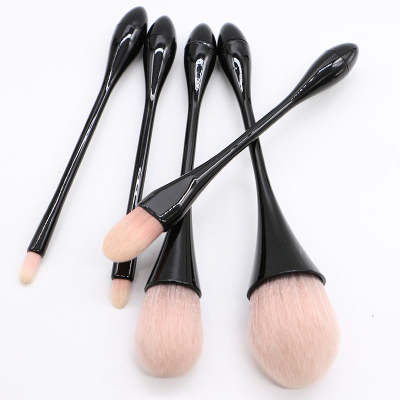 Portable 5-Piece Makeup Brush Set